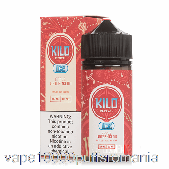 Vape Romania Gheata Mere Pepene Verde - Kilo Revival - 100ml 6mg